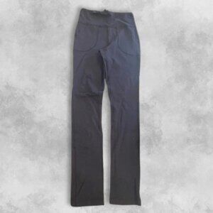 Lululemon Full-Length Yoga Pants High-Rise Waistband Two Front pockets Black W 6